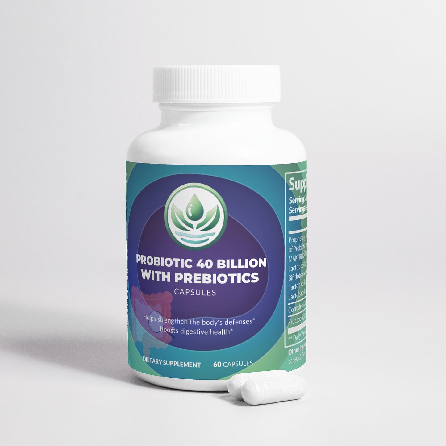 Probiotic 40 Billion with Prebiotics